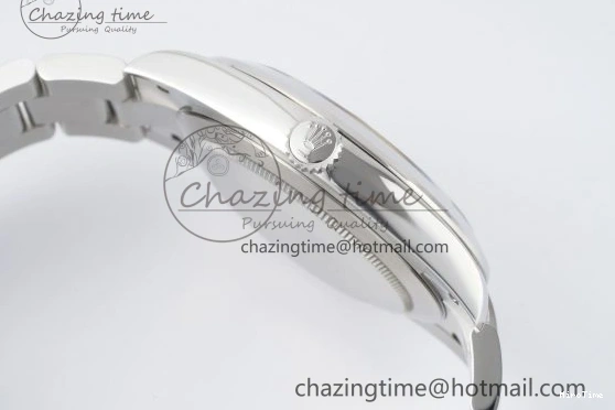 MiroTime 0423 Modern DateJust 41 SS Polished Bezel KING 1:1 Best Edition 904L Steel Blue Roman Dial on Oyster Bracelet VR 2212